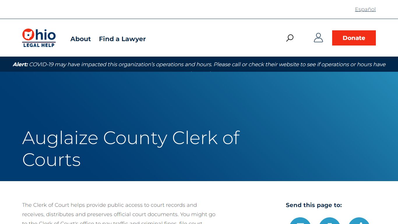 Auglaize County Clerk of Courts | Ohio Legal Help